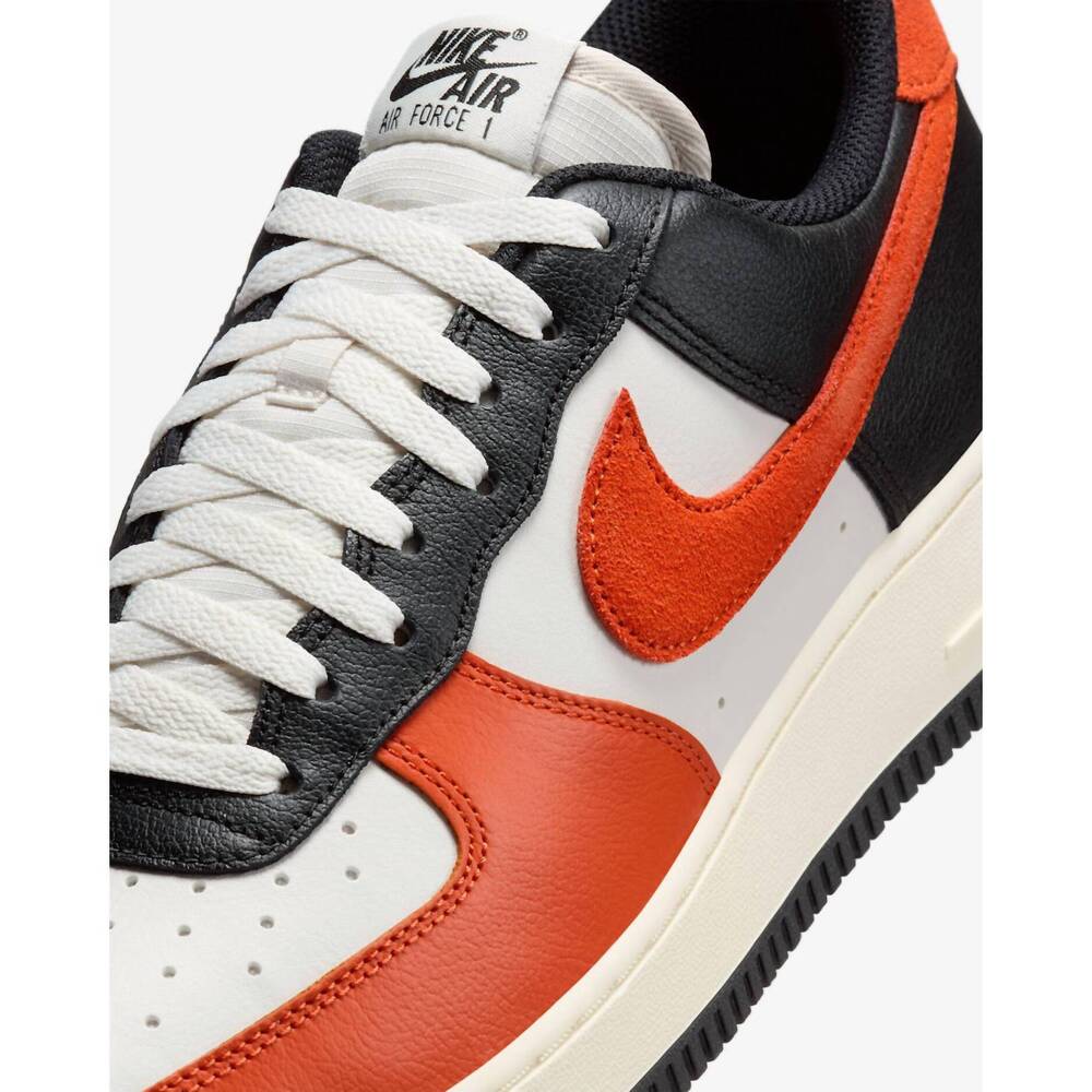 NEW NIKE men's air force 1 '07 lv8 shoes in black phantom pale ivory vintage cor - Picture 6 of 9